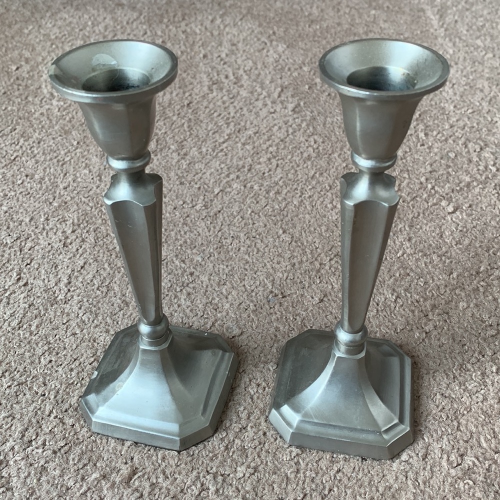 Restoration Hardware set of candlesticks